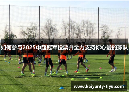 如何参与2025中超冠军投票并全力支持你心爱的球队